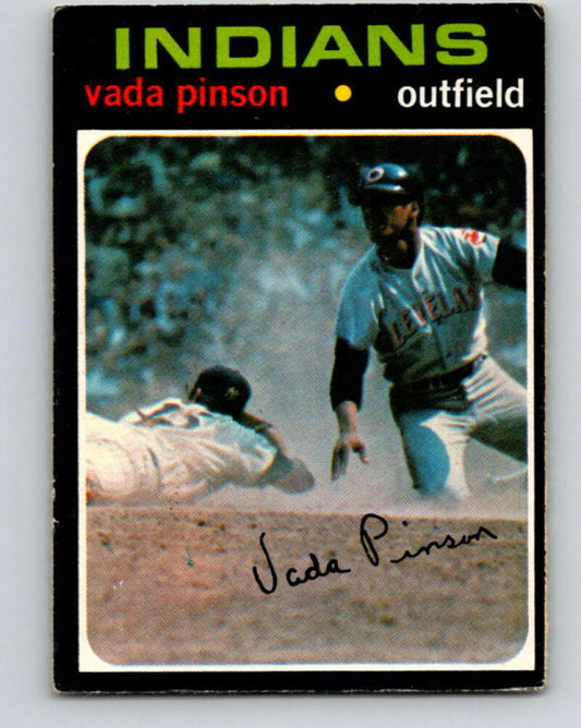 1971 O-Pee-Chee MLB #275 Vada Pinson� Cleveland Indians� V11131