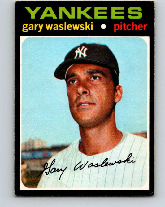 1971 O-Pee-Chee MLB #277 Gary Waslewski� New York Yankees� V11133