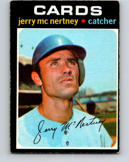 1971 O-Pee-Chee MLB #286 Jerry McNertney� St. Louis Cardinals� V11136
