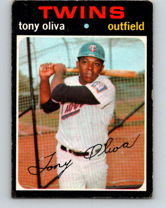 1971 O-Pee-Chee MLB #290 Tony Oliva� Minnesota Twins� V11137