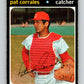 1971 O-Pee-Chee MLB #293 Pat Corrales� Cincinnati Reds� V11140