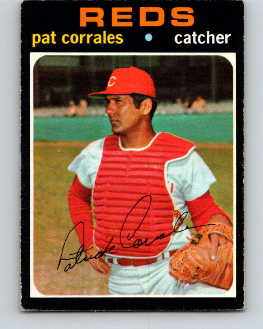 1971 O-Pee-Chee MLB #293 Pat Corrales� Cincinnati Reds� V11140