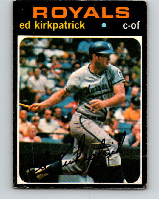 1971 O-Pee-Chee MLB #299 Ed Kirkpatrick� Kansas City Royals� V11142