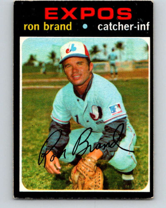 1971 O-Pee-Chee MLB #304 Ron Brand� Montreal Expos� V11144