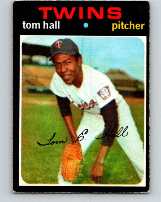 1971 O-Pee-Chee MLB #313 Tom Hall� Minnesota Twins� V11151