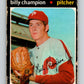 1971 O-Pee-Chee MLB #323 Billy Champion� Philadelphia Phillies� V11154