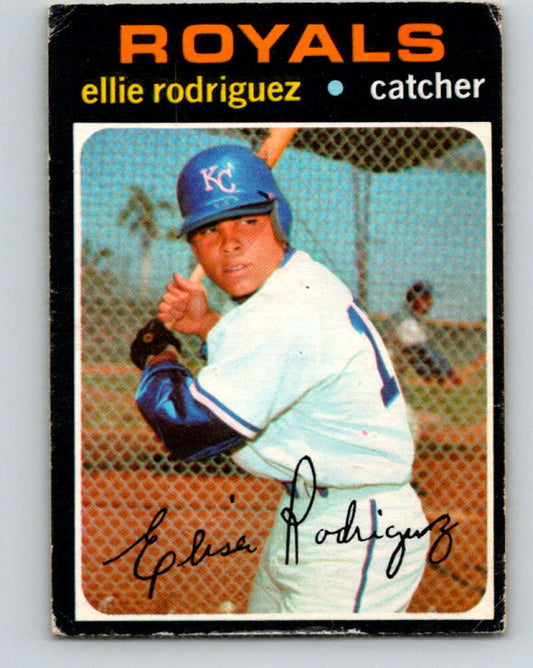 1971 O-Pee-Chee MLB #344 Ellie Rodriguez� Kansas City Royals� V11165