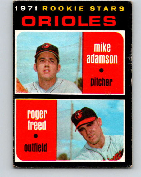 1971 O-Pee-Chee MLB #362 Adamson/Freed� RC Rookie� V11175