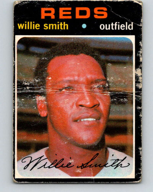 1971 O-Pee-Chee MLB #457 Willie Smith� Cincinnati Reds� V11194
