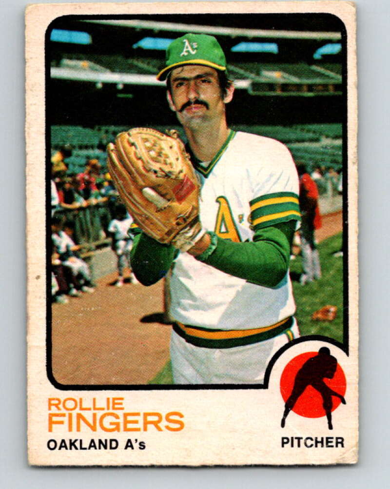 1973 O-Pee-Chee MLB #84 Rollie Fingers  Oakland Athletics  V11204