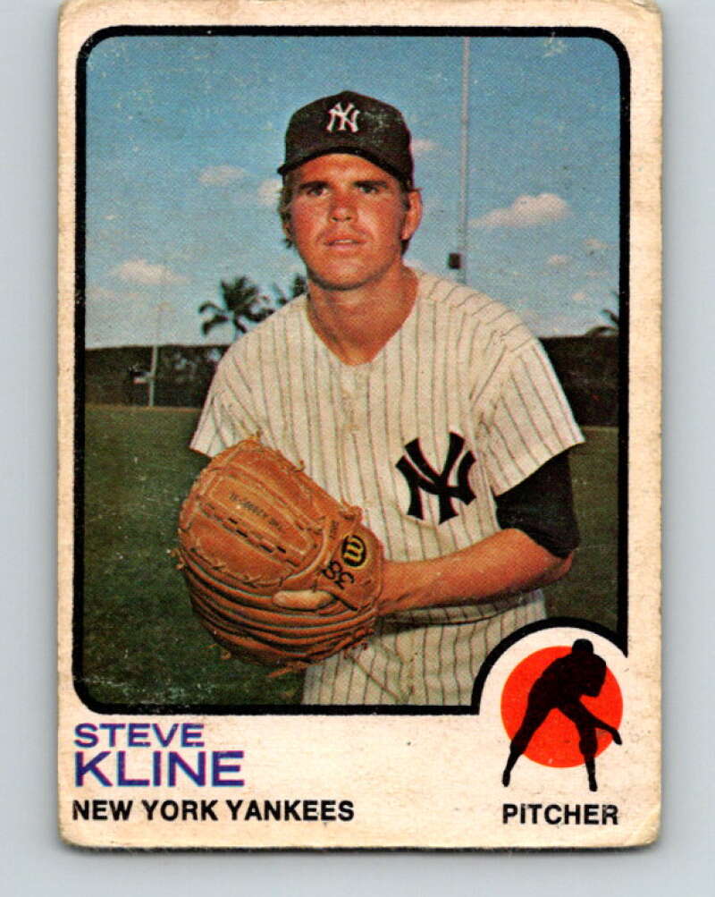 1973 O-Pee-Chee MLB #172 Steve Kline  New York Yankees  V11205