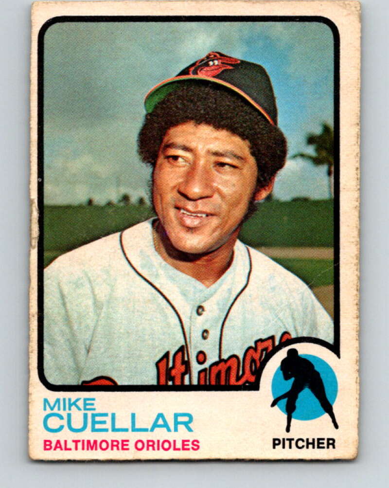 1973 O-Pee-Chee MLB #470 Mike Cuellar  Baltimore Orioles  V11211