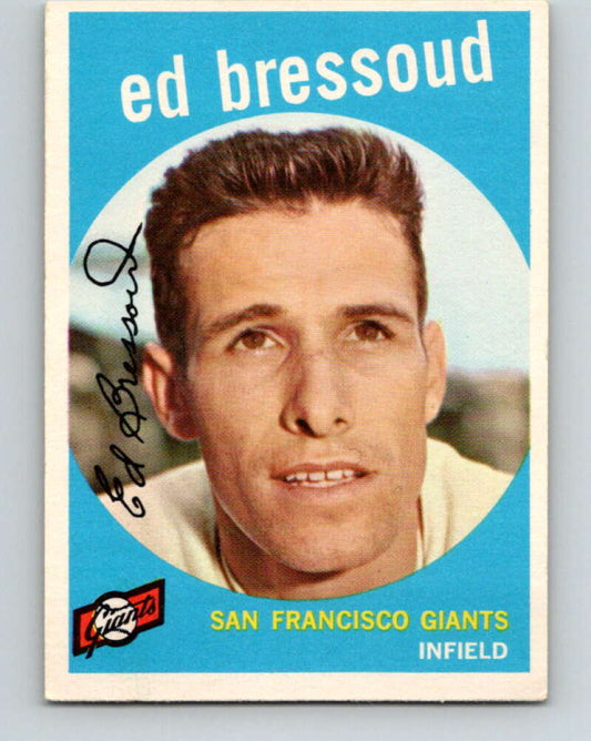 1959 Topps MLB #19 Eddie Bressoud  San Francisco Giants  V11235