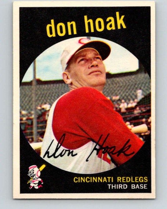 1959 Topps MLB #25 Don Hoak  Cincinnati Reds  V11238