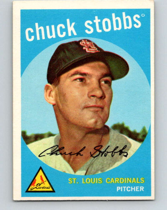 1959 Topps MLB #26 Chuck Stobbs  St. Louis Cardinals  V11240
