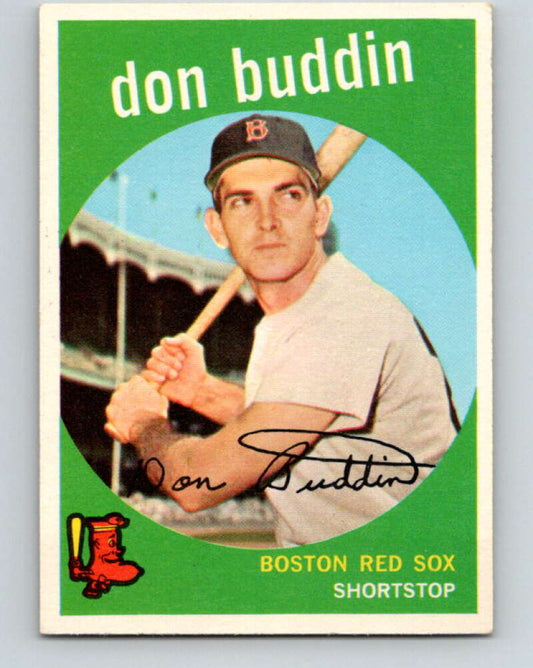 1959 Topps MLB #32 Don Buddin  Boston Red Sox  V11245