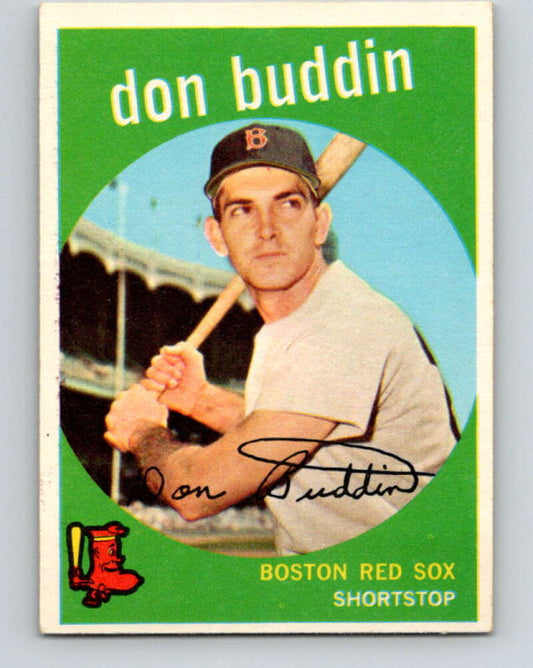 1959 Topps MLB #32 Don Buddin  Boston Red Sox  V11246