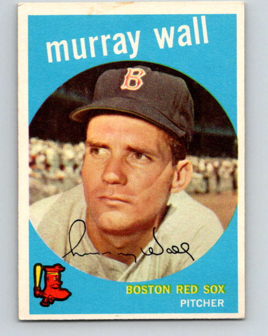 1959 Topps MLB #42 Murray Wall  Boston Red Sox  V11257