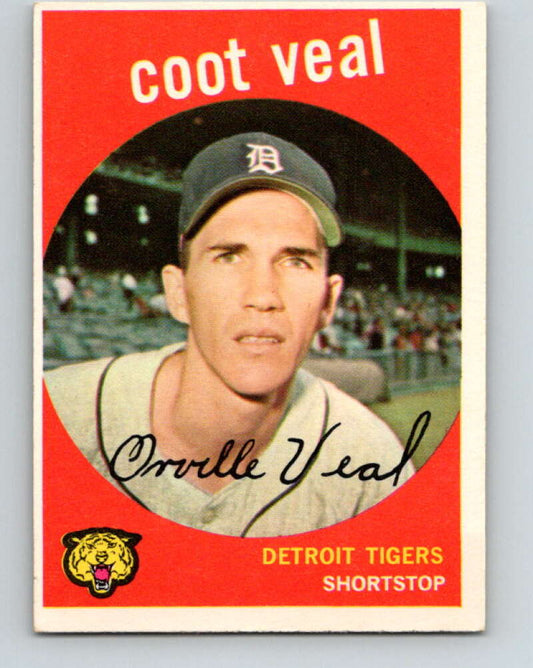 1959 Topps MLB #52 Coot Veal  RC Rookie Detroit Tigers  V11260
