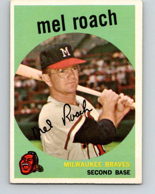 1959 Topps MLB #54 Mel Roach  Milwaukee Braves  V11263