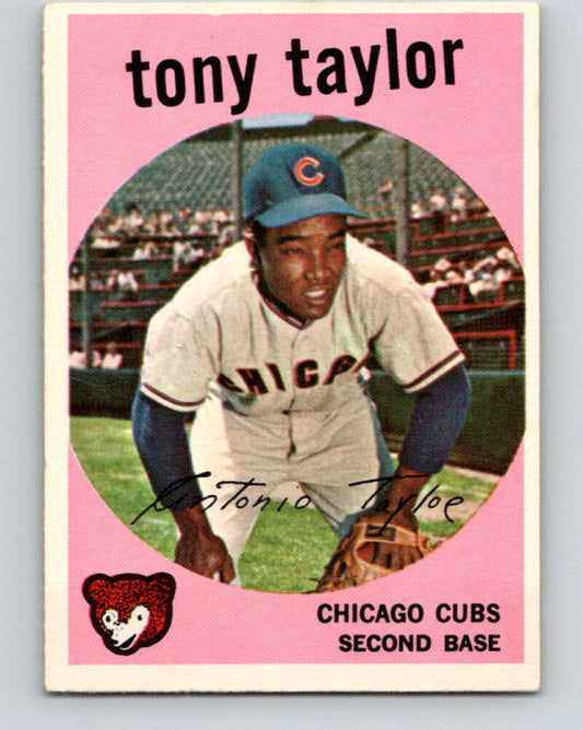 1959 Topps MLB #62 Tony Taylor  Chicago Cubs  V11270