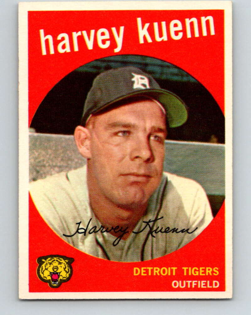 1959 Topps MLB #70 Harvey Kuenn  Detroit Tigers  V11276