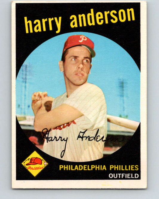 1959 Topps MLB #85 Harry Anderson  Philadelphia Phillies  V11292