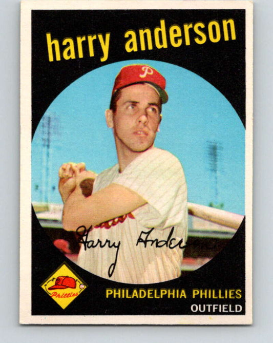 1959 Topps MLB #85 Harry Anderson  Philadelphia Phillies  V11293