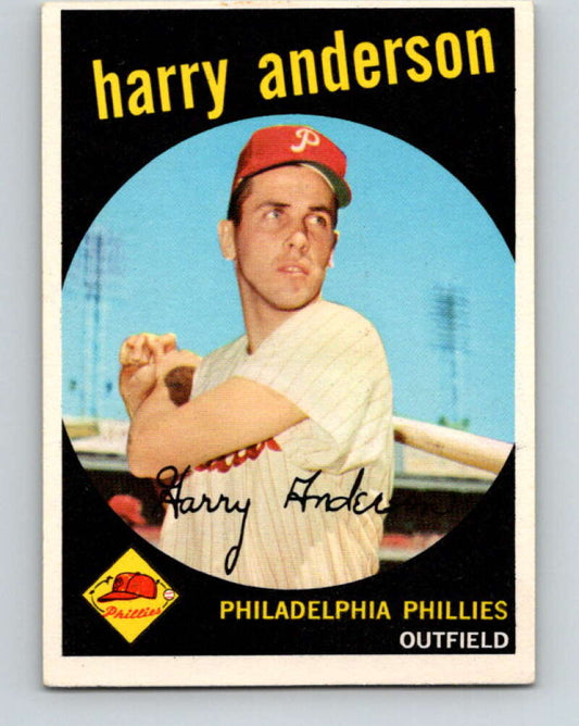 1959 Topps MLB #85 Harry Anderson  Philadelphia Phillies  V11294