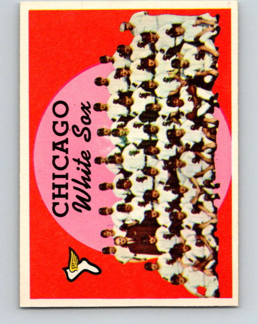 1959 Topps MLB #94 White Sox Checklist  Chicago White Sox  V11303