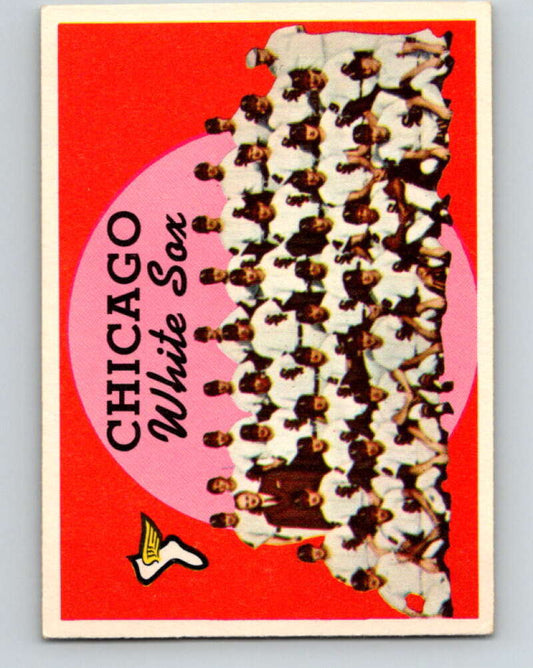 1959 Topps MLB #94 White Sox Checklist  Chicago White Sox  V11304