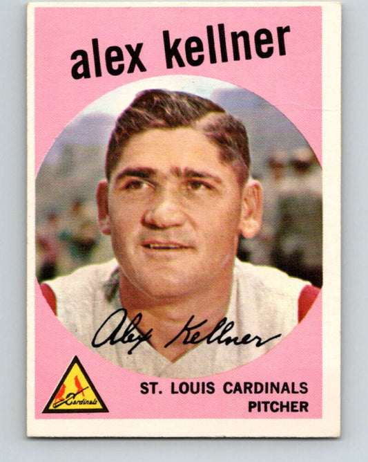 1959 Topps MLB #101 Alex Kellner UER  St. Louis Cardinals  V11311