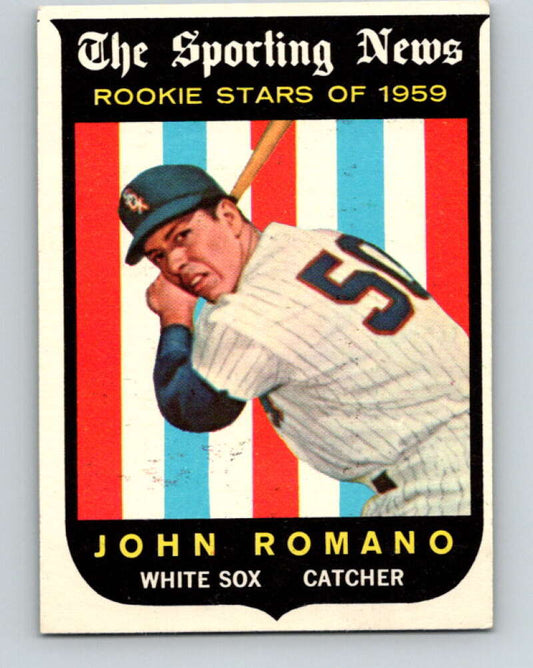 1959 Topps MLB #138 Johnny Romano  RC Rookie Chicago White Sox  V11321