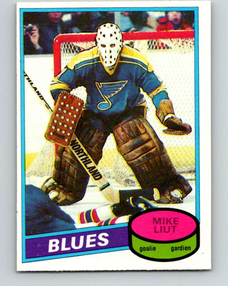 1980-81 O-Pee-Chee #31 Mike Liut  RC Rookie St. Louis Blues  V11366