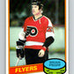 1980-81 O-Pee-Chee #39 Brian Propp  RC Rookie Philadelphia Flyers  V11382