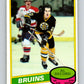 1980-81 O-Pee-Chee #129 Al Secord  RC Rookie Boston Bruins  V11416