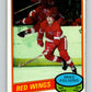 1980-81 O-Pee-Chee #187 Mike Foligno  RC Rookie Detroit Red Wings  V11444