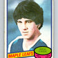 1980-81 O-Pee-Chee #242 Rick Vaive  RC Rookie Toronto Maple Leafs  V11490