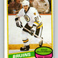 1980-81 O-Pee-Chee #354 Brad McCrimmon  RC Rookie Boston Bruins  V11573