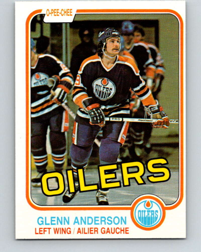1981-82 O-Pee-Chee #108 Glenn Anderson  RC Rookie Edmonton Oilers  V11633