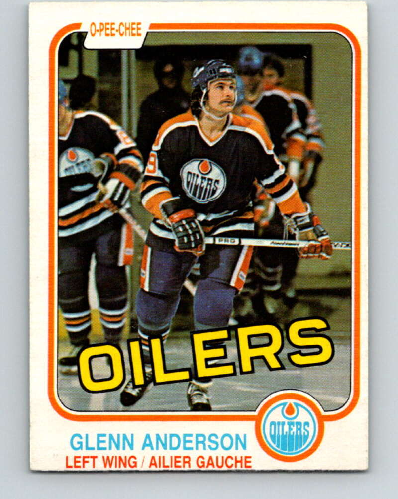 1981-82 O-Pee-Chee #108 Glenn Anderson  RC Rookie Edmonton Oilers  V11636