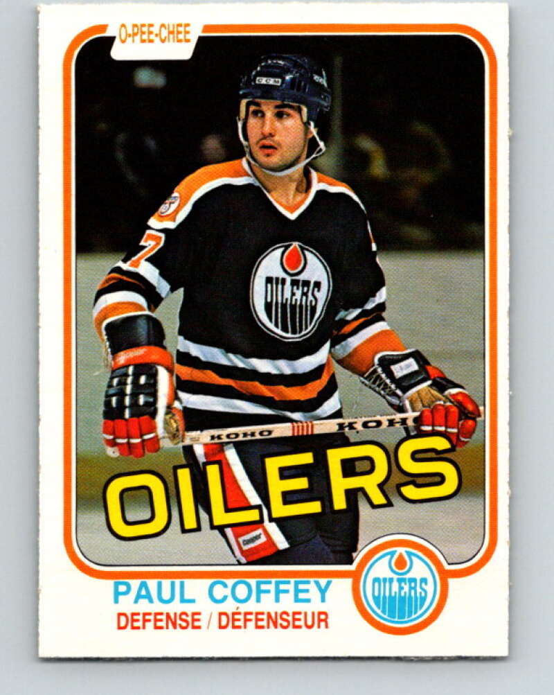 1981-82 O-Pee-Chee #111 Paul Coffey  RC Rookie Edmonton Oilers  V11641