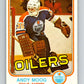 1981-82 O-Pee-Chee #120 Andy Moog  RC Rookie Edmonton Oilers  V11654