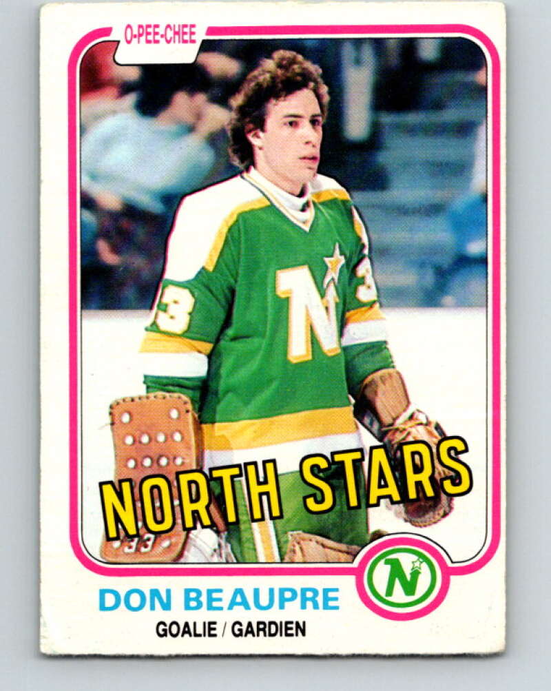 1981-82 O-Pee-Chee #159 Don Beaupre  RC Rookie North Stars   V11667