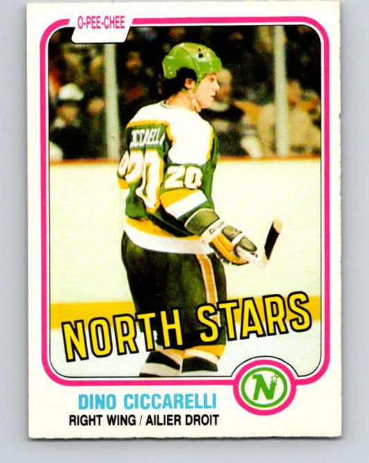 1981-82 O-Pee-Chee #161 Dino Ciccarelli  RC Rookie North Stars   V11672