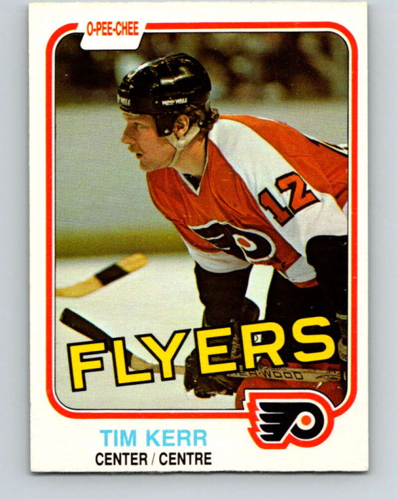 1981-82 O-Pee-Chee #251 Tim Kerr  RC Rookie Philadelphia Flyers  V11674