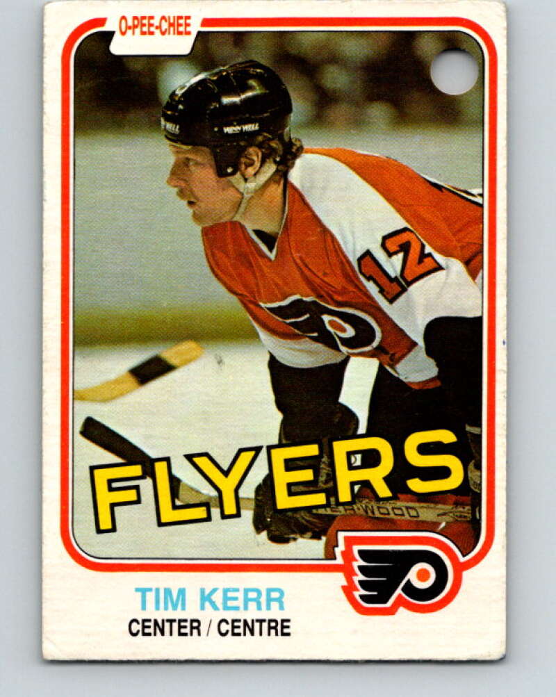 1981-82 O-Pee-Chee #251 Tim Kerr  RC Rookie Philadelphia Flyers  V11686