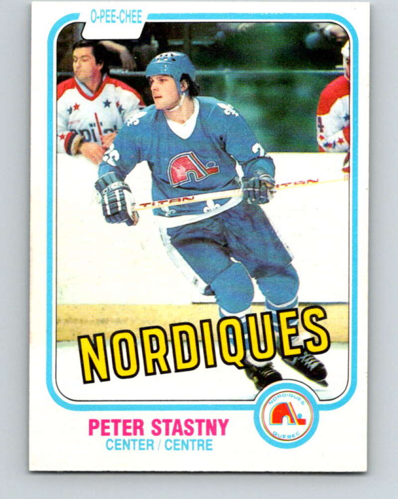 1981-82 O-Pee-Chee #269 Peter Stastny  RC Rookie Quebec Nordiques  V11689