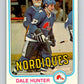 1981-82 O-Pee-Chee #277 Dale Hunter  RC Rookie Quebec Nordiques  V11696