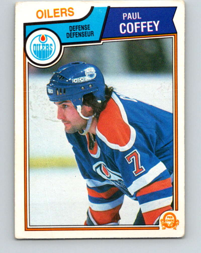 1983-84 O-Pee-Chee #25 Paul Coffey See Scans Edmonton Oilers  V11702